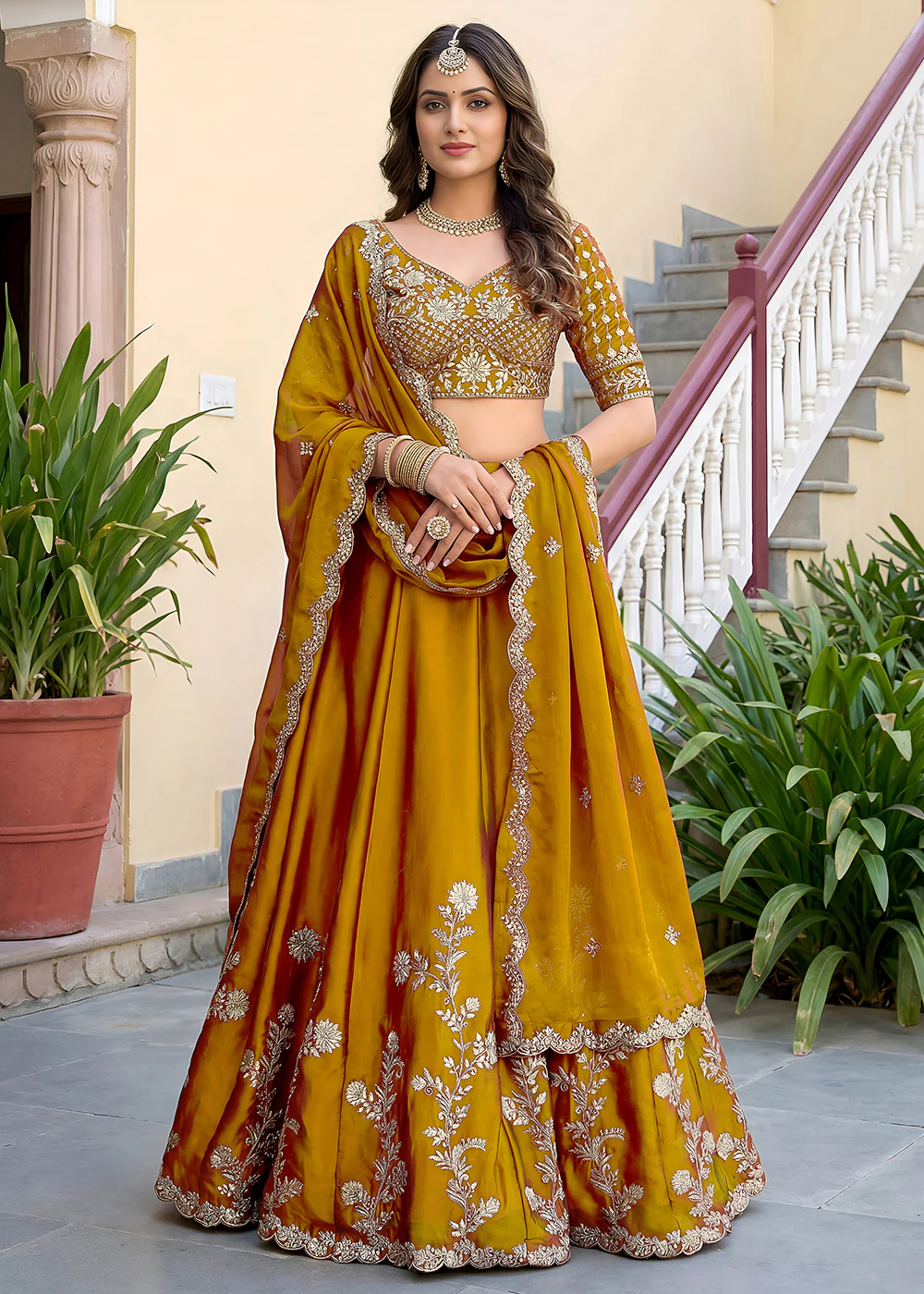 Blue Bridal Anarkali Suit in Australia & New Zealand